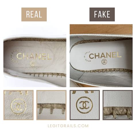 how can you tell if chanel espadrilles are fake|Anti.